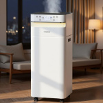YOKEKON 5.8Gal Large Room Humidifier with Flame Light